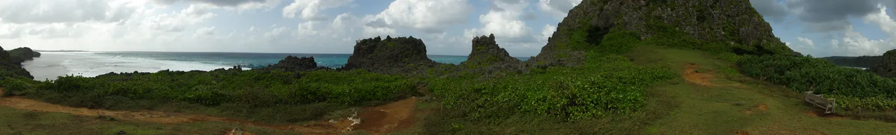 Cape Maeda Cape Maeda, the headland above the Blue Cave in Onna, Okinawa