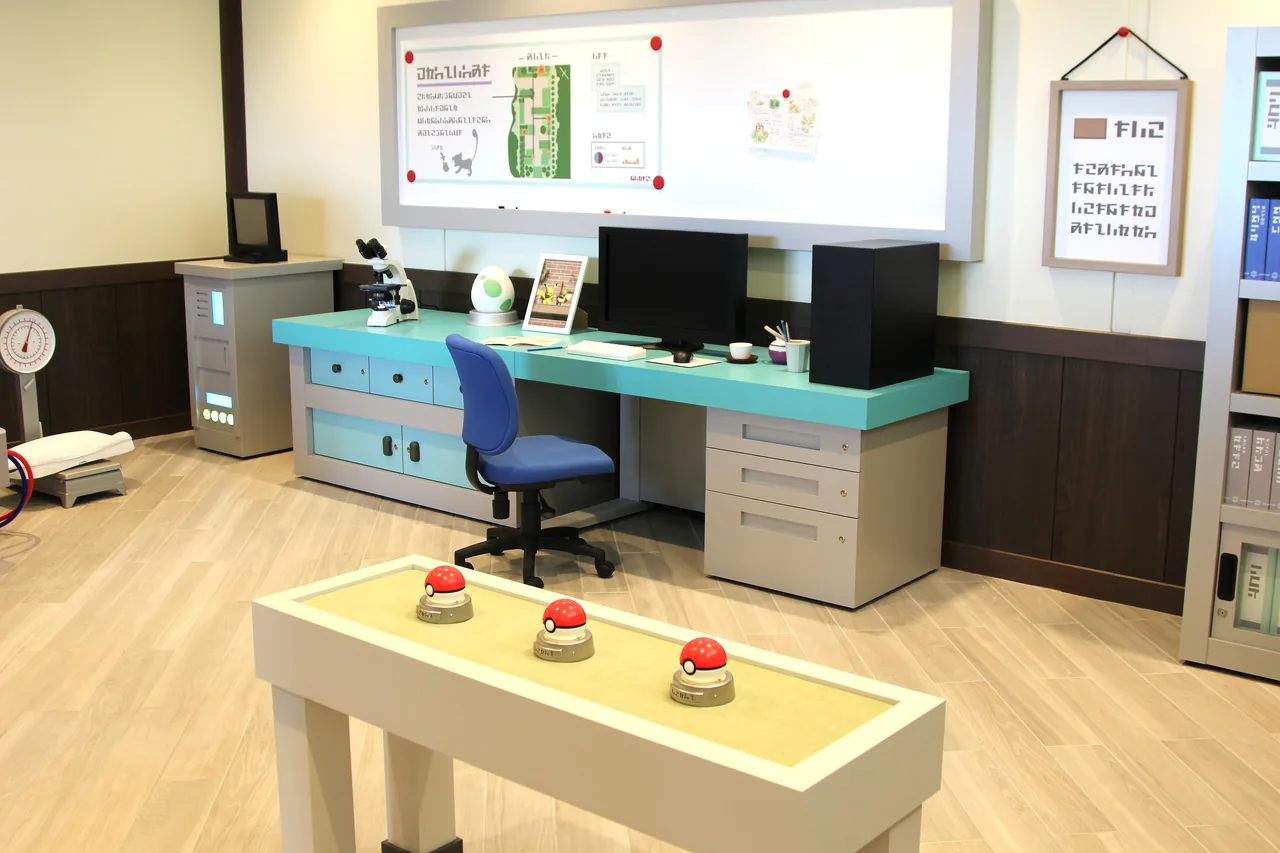 Inside PokéPark Kanto's research lab on opening day Inside PokéPark Kanto's research lab on opening day
