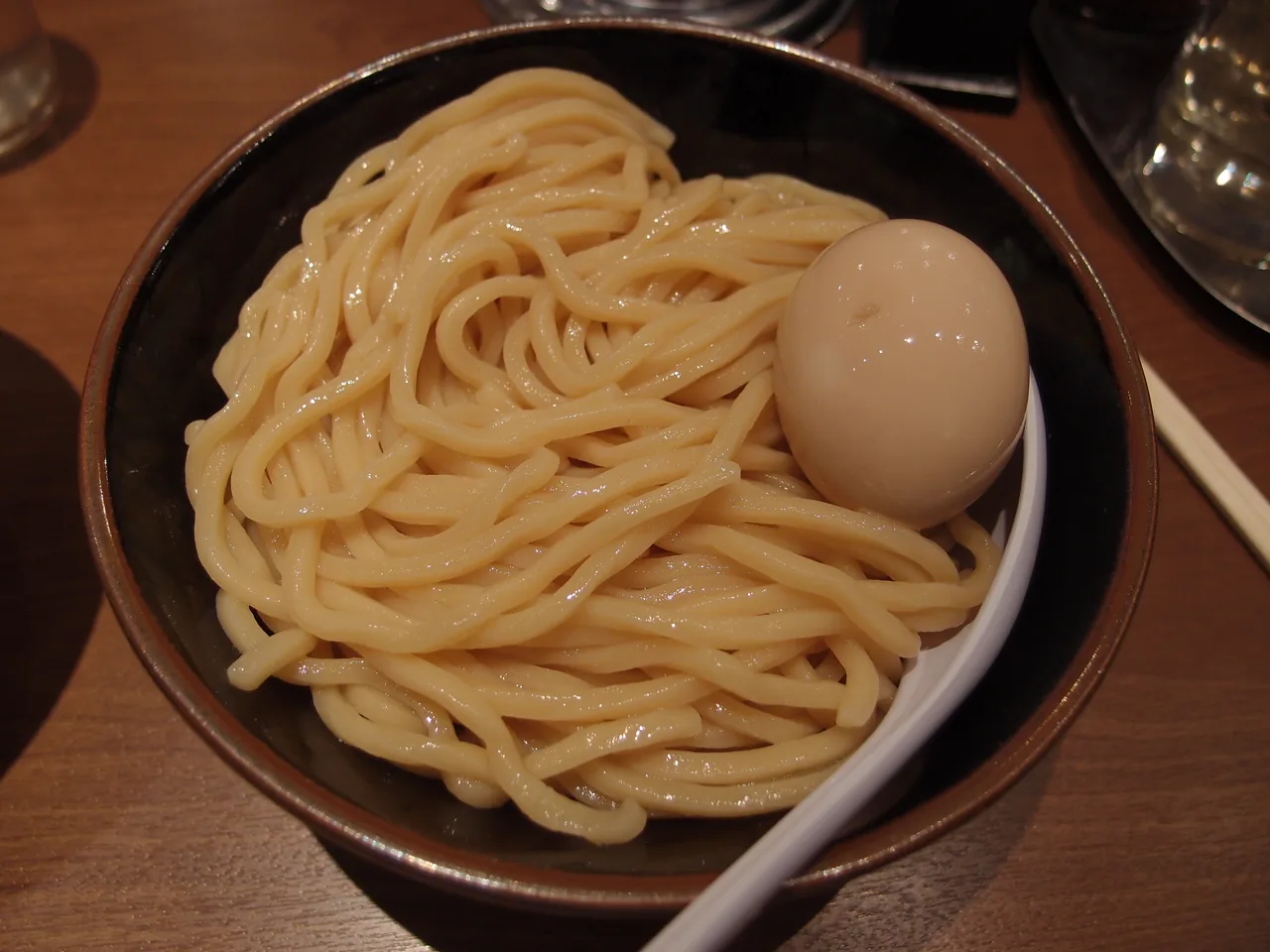 Tonkotsu tsukemen at Rokurinsha on Tokyo Ramen Street Tonkotsu tsukemen at Rokurinsha on Tokyo Ramen Street