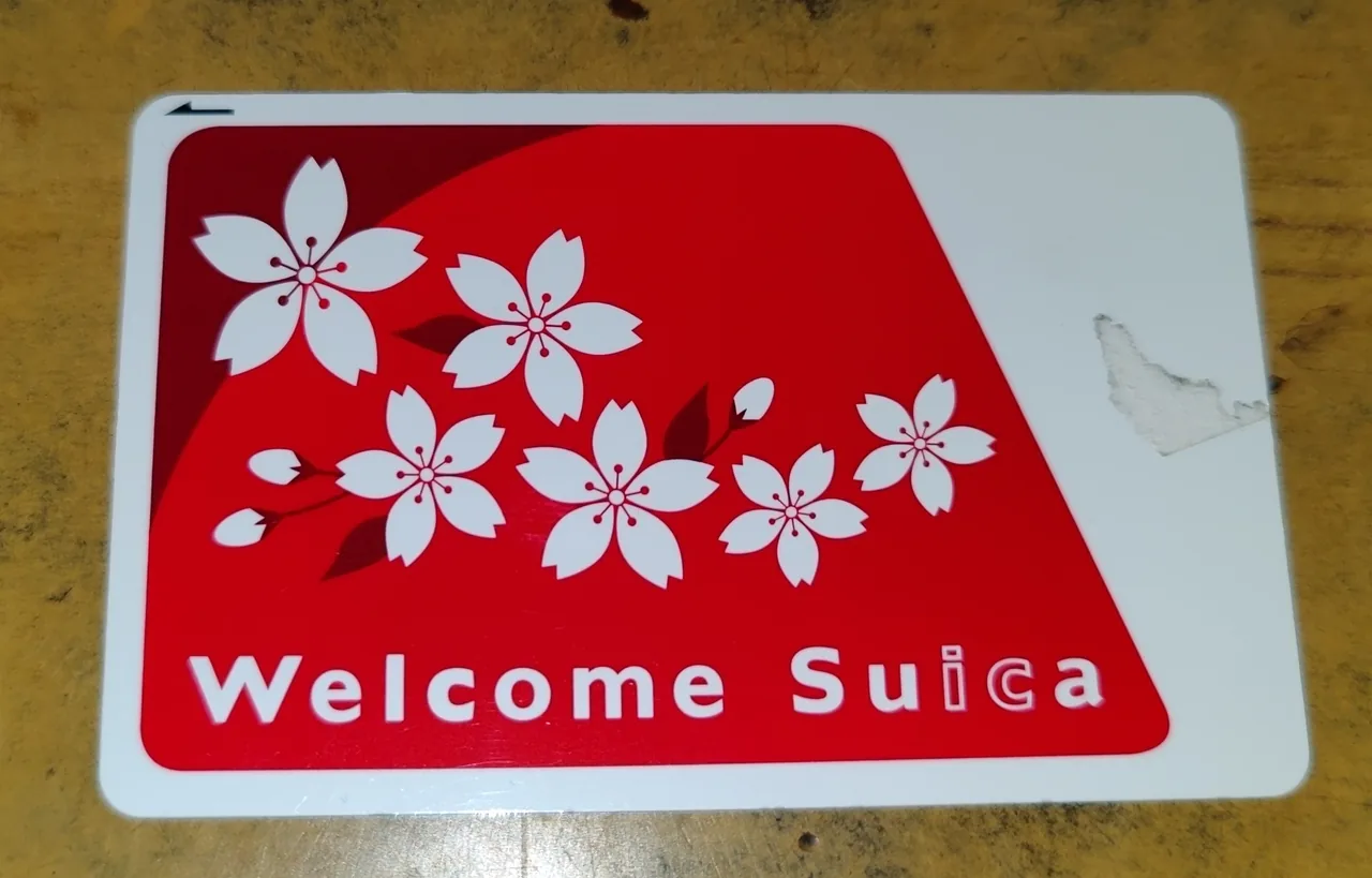 외국인용 빨간 웰컴 스이카 카드 외국인용 빨간 웰컴 스이카 카드