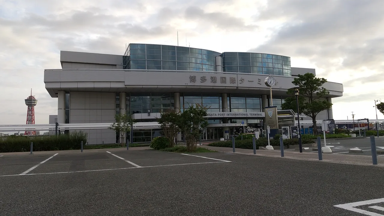 Hakata Port International Terminal, where the Busan ferry arrives in Fukuoka