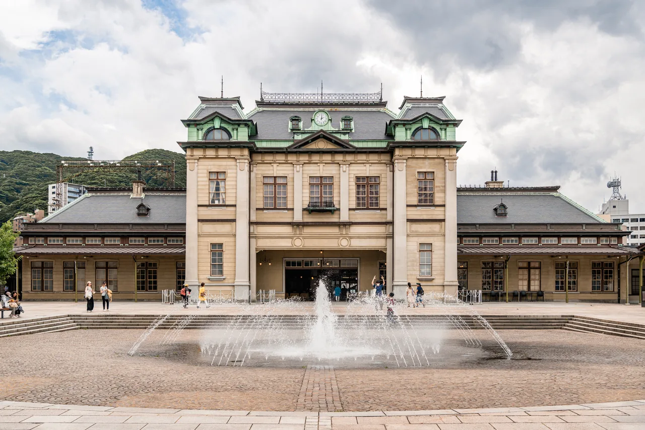 The retro 1914 Mojiko Station building in Kitakyushu