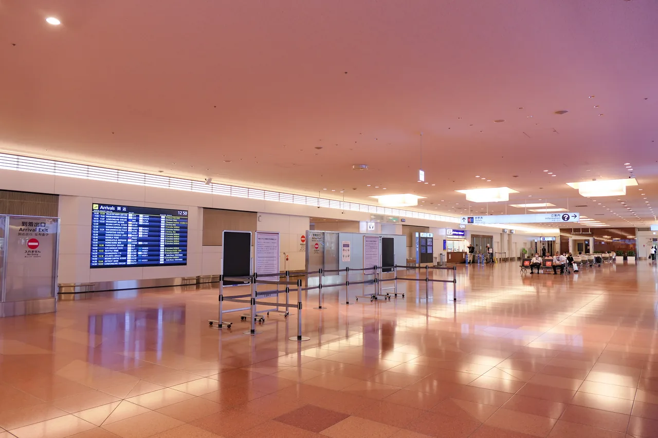 Arrival lobby at Haneda Airport Terminal 3
