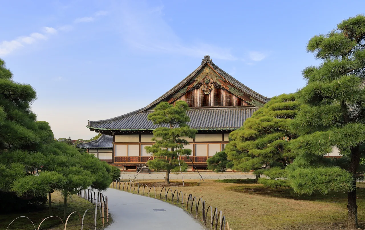 The Ninomaru Palace and grounds of Nijo Castle in Kyoto The Ninomaru Palace and grounds of Nijo Castle in Kyoto