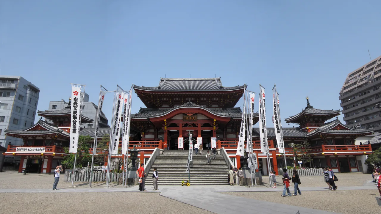 The covered Osu shopping arcade in central Nagoya