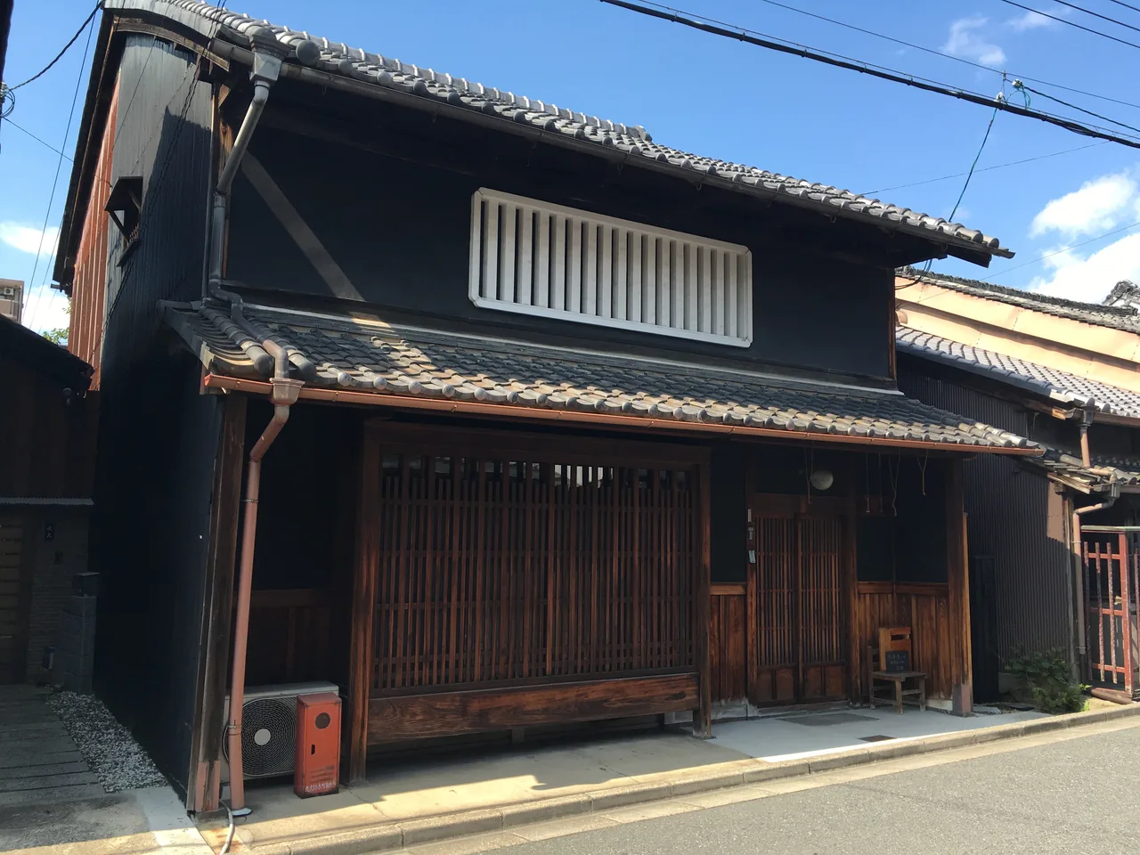 A preserved machiya townhouse in the Naramachi old town district A preserved machiya townhouse in the Naramachi old town district