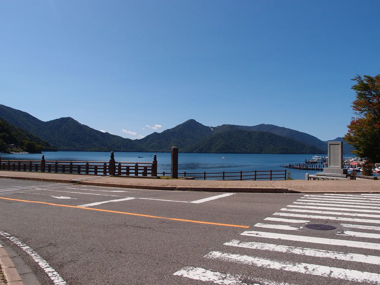 Lake Chuzenji in the Okunikko mountains above Nikko