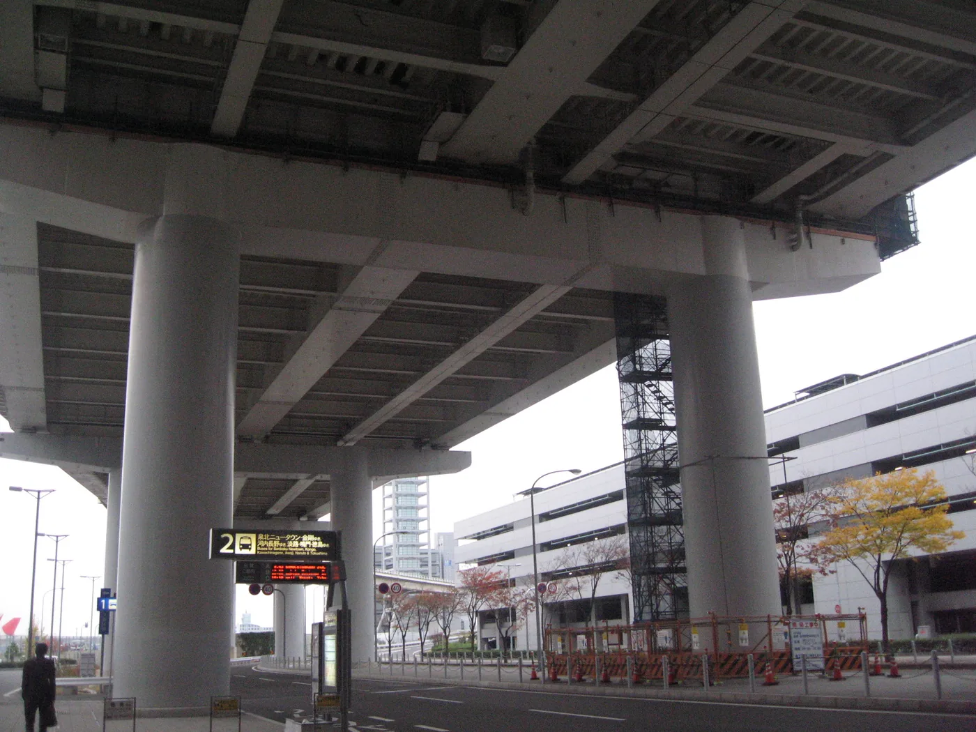 The arrival hall at Kansai International Airport